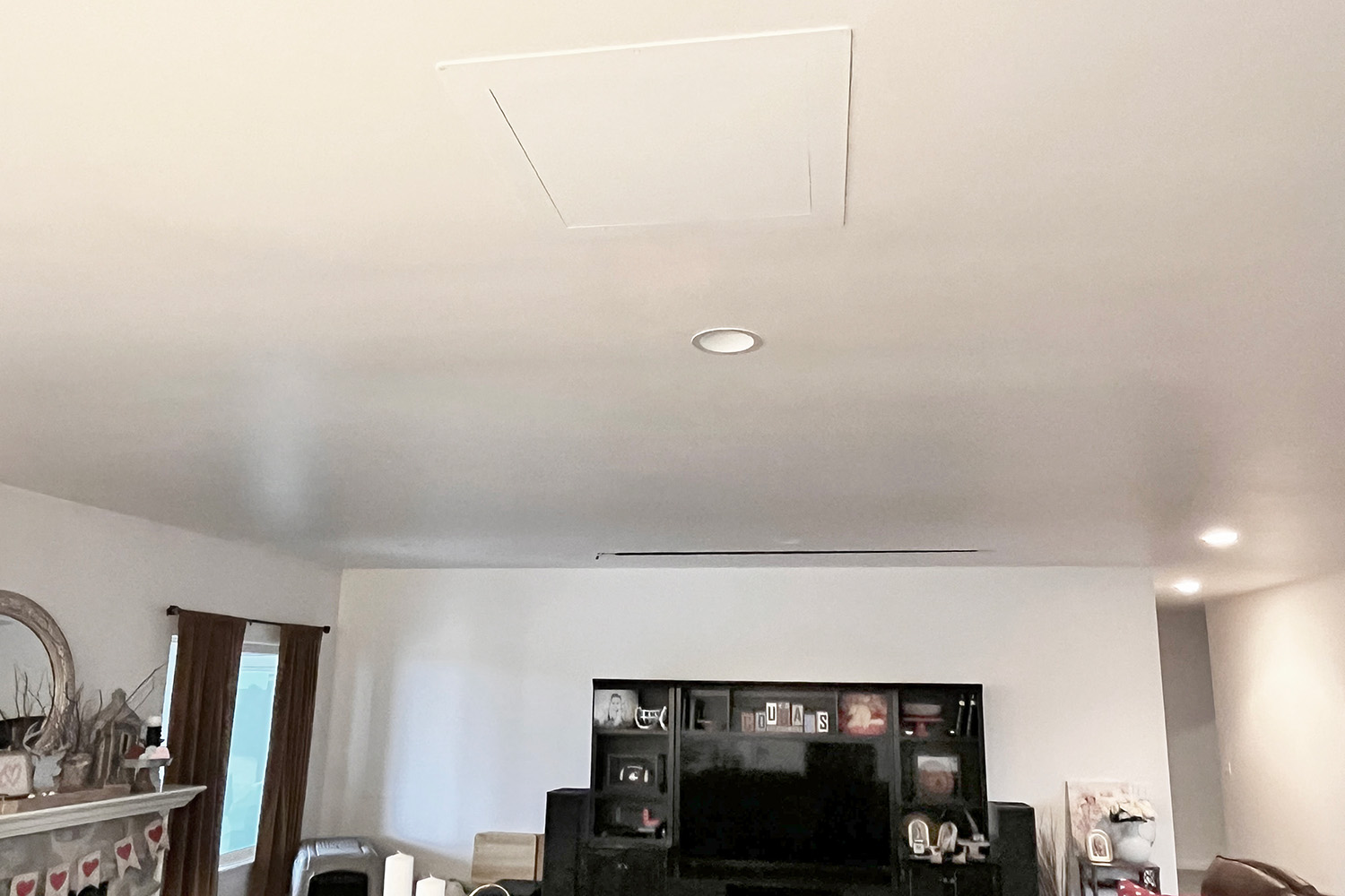 Projector Lift and Screen Hidden