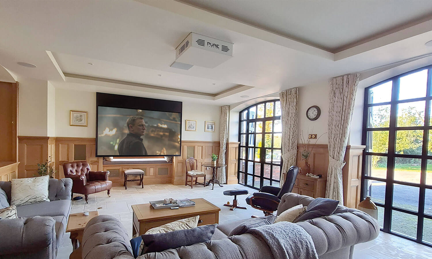 Period property home cinema