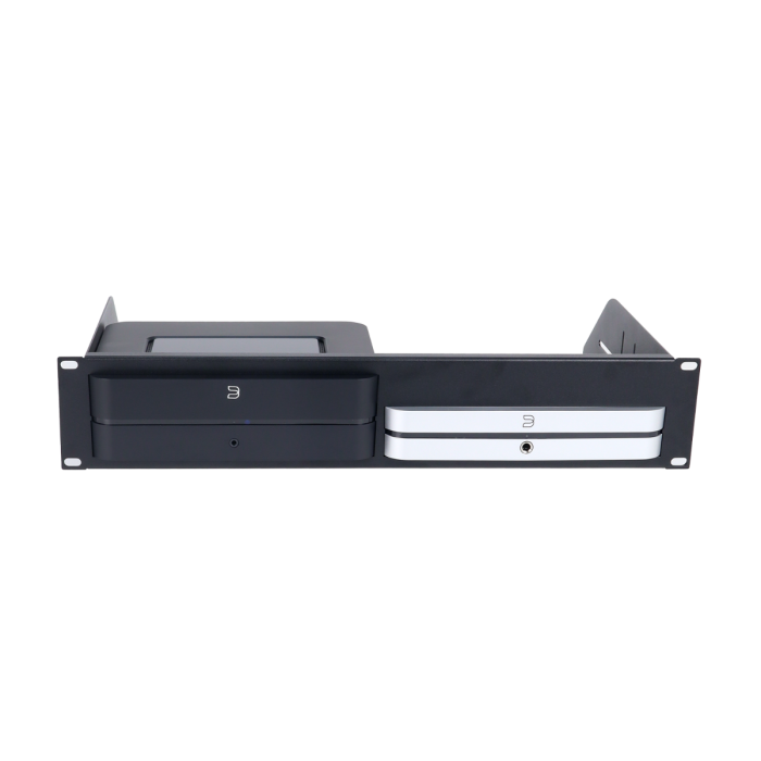 Pure Theatre 2U Rack Mount with Bluesound POWERNODE + Bluesound NODE X