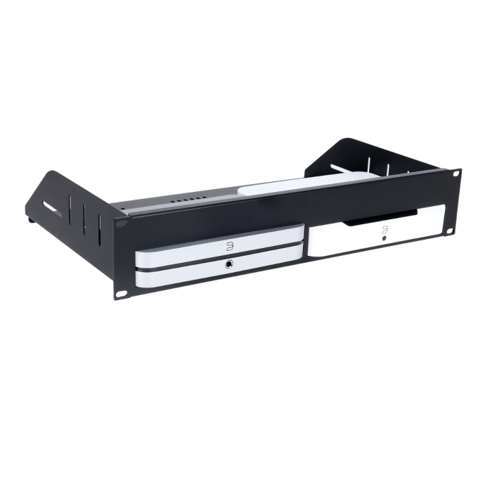 Pure Theatre 2U Rack Mount | Bluesound POWERNODE EDGE + Bluesound NODE