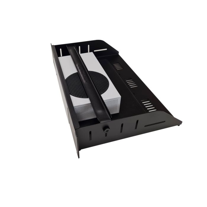 19" Rack Mount Shelf | XBOX Series S side view