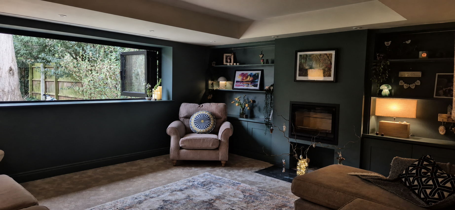Concealed home cinema hidden away